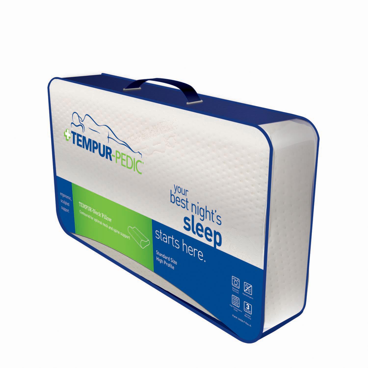 Tempur pillow deals size